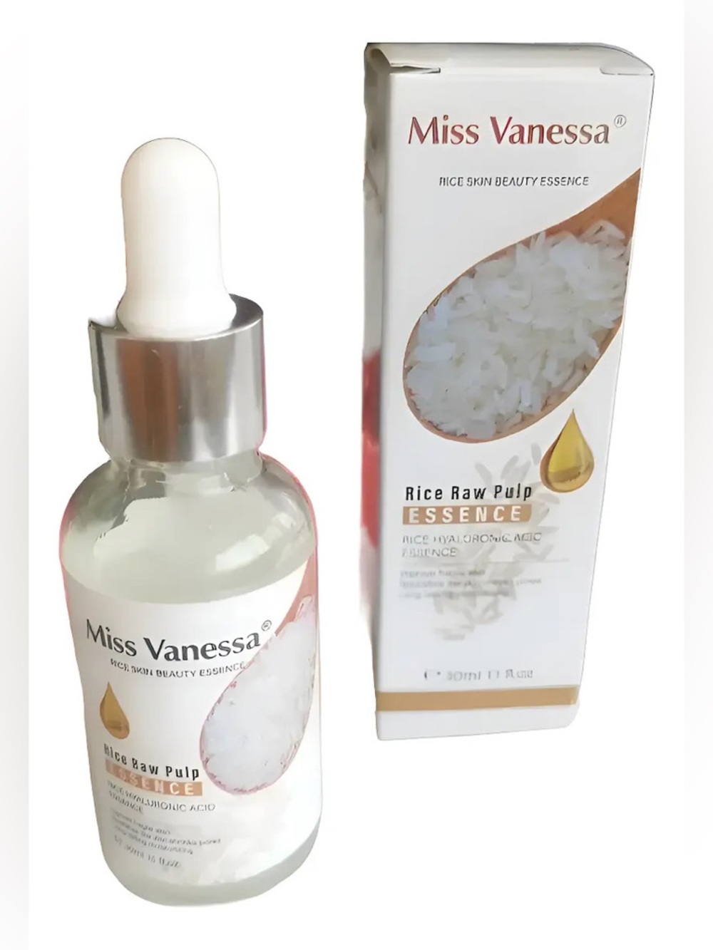 Rice Raw Pulp Essence Serum - White